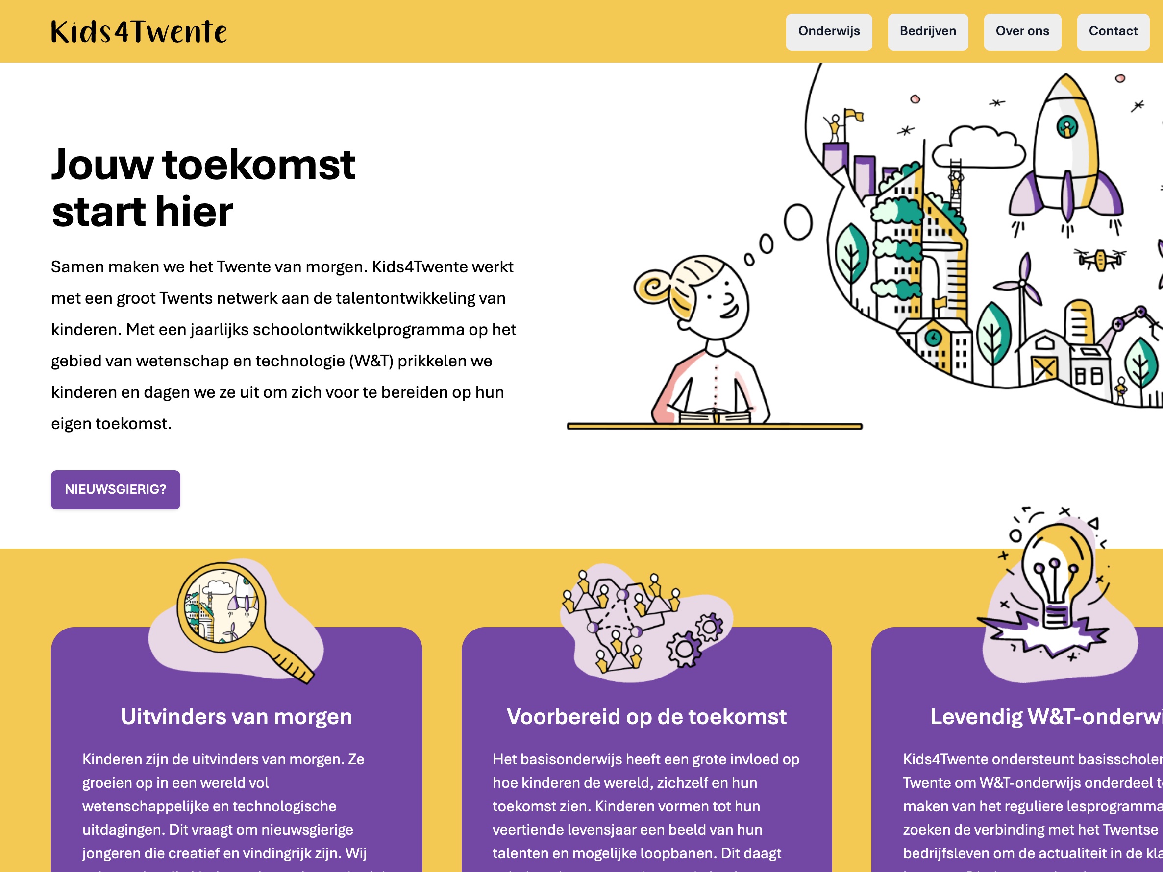Het vernieuwde Kids4Twente platform